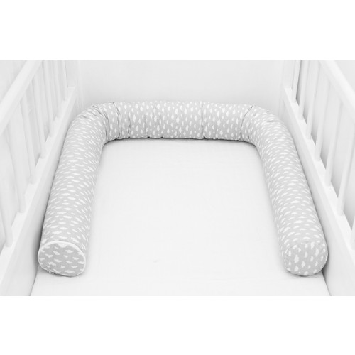 Protectie laterala patut Scamp, 210 cm, Little Clouds - element galerie