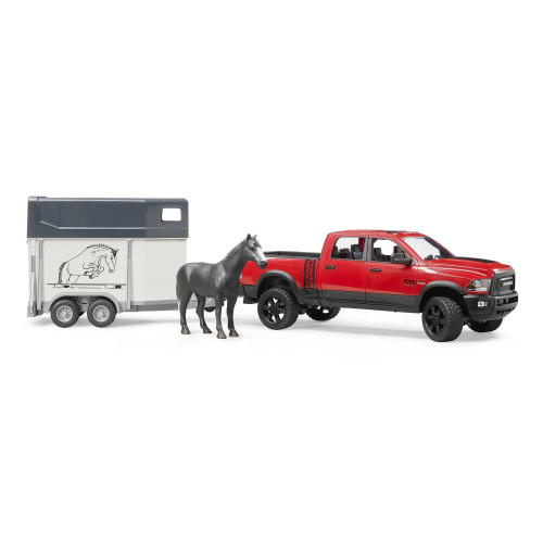 RAM 2500 Pickup cu remorca cai si 1 cal, Bruder 02501 - element galerie