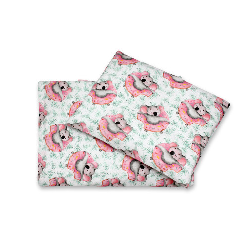Set lenjerie pătuț 70×90 cm din bumbac 100% – Scamp RelaxKoala cu ursuleți koala adormiți - element galerie