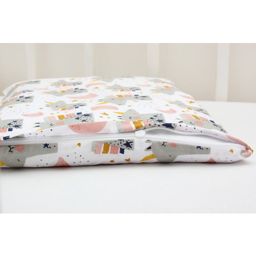Set lenjerie pătuț 70×90 cm din bumbac 100% – Scamp Unicorn cu imprimeu cu unicorni - element galerie