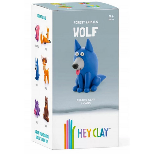 Set Hey Clay Forest Animals - Lup