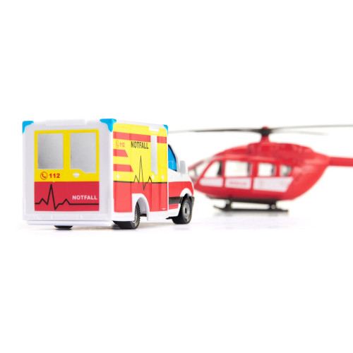 Set Ambulanță & Elicopter Mercedes-Benz, Siku 1748 - element galerie