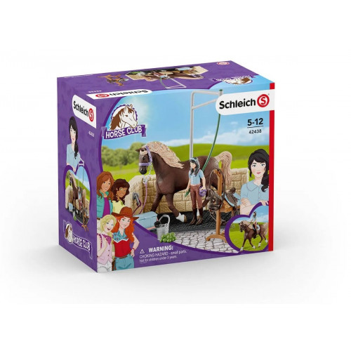 Set Schleich 42438, Loc pentru spalat caii Horse Club Emily & Luna - element galerie