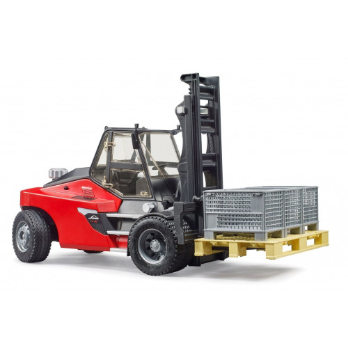Stivuitor Linde HT160D cu accesorii, Bruder 02513 - element galerie