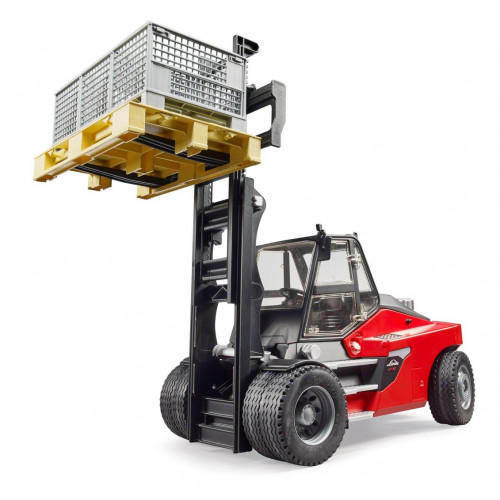 Stivuitor Linde HT160D cu accesorii, Bruder 02513 - element galerie