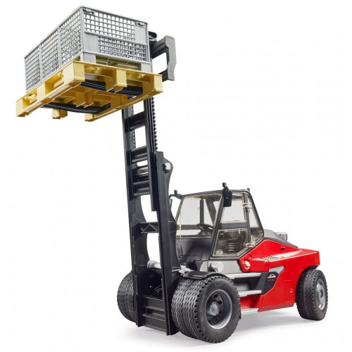 Stivuitor Linde HT160D cu accesorii, Bruder 02513 - element galerie