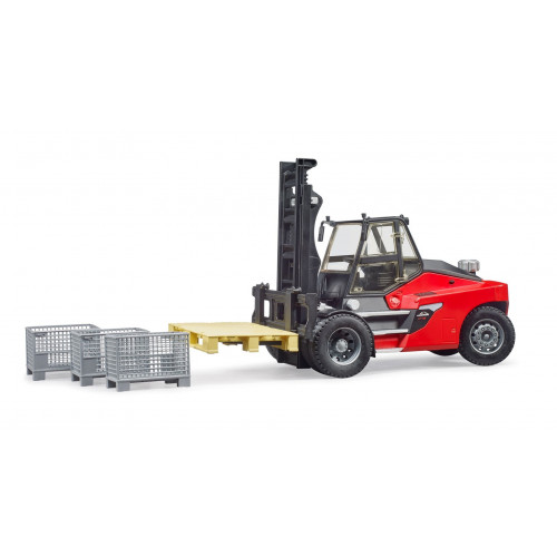 Stivuitor Linde HT160D cu accesorii, Bruder 02513 - element galerie