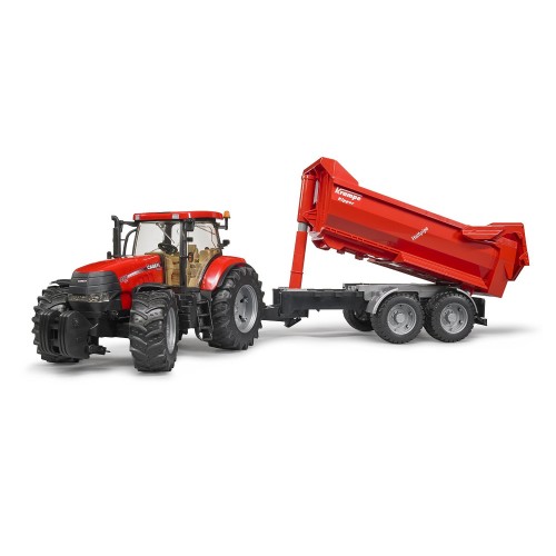 Tractor Bruder Case IH Puma CVX 230 cu remorca basculabila Krampe  - element galerie