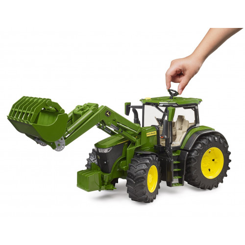 Tractor John Deere 7R 350 cu incarcator, Bruder 03151 - element galerie