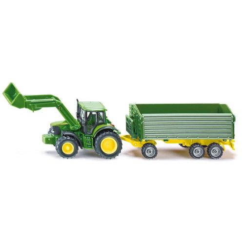 Tractor siku john deere cu încărcător frontal 1:87