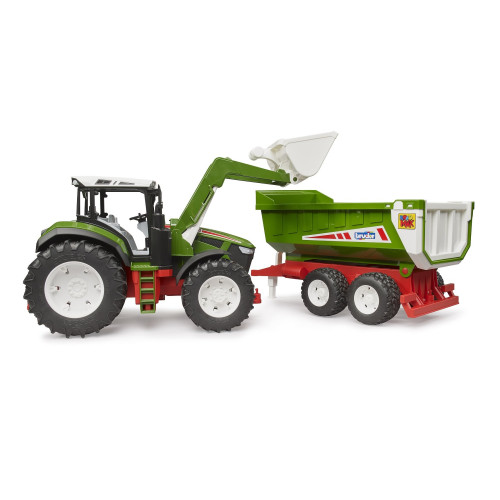 Tractor Roadmax cu incarcator frontal si remorca basculanta - Bruder 03452 - element galerie