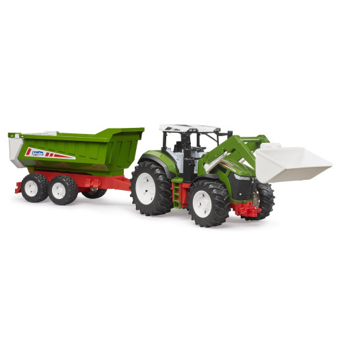 Tractor Roadmax cu incarcator frontal si remorca basculanta - Bruder 03452 - element galerie