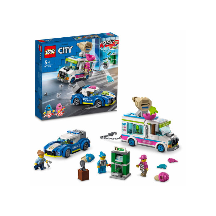 Opinion presentation Joseph Banks LEGO City - Politia in urmarirea furgonetei cu inghetata 60314, 317 piese -  Scamp