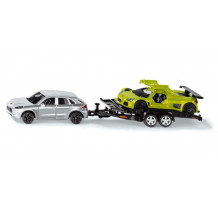 Set Porsche cu platforma, Siku 2544, scara 1:55