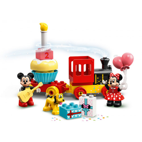 LEGO Duplo, Trenul aniversar Mickey si Minnie 10941, 2 ani+, 22 piese