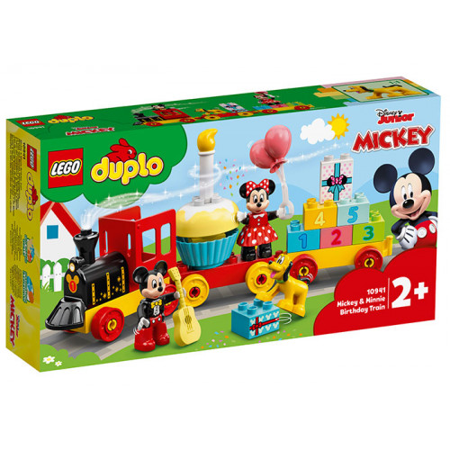 LEGO Duplo, Trenul aniversar Mickey si Minnie 10941, 2 ani+, 22 piese