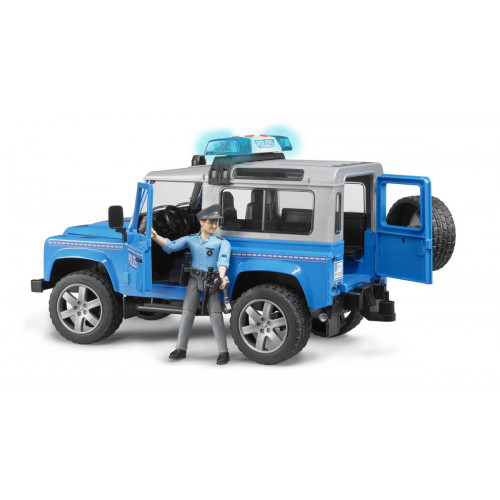 Masina de politie, Land Rover Defender, Bruder 02597