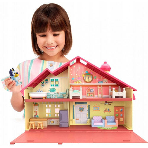Set de joaca Bluey, Casa familiei, cu figurina inclusa