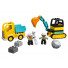  LEGO DUPLO, Camion si excavator pe senile 10931