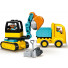  LEGO DUPLO, Camion si excavator pe senile 10931