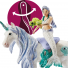 Figurina Schleich 42509, Sirena pe unicorn marin
