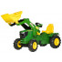 611102 - Tractor cu pedale Rolly Toys, John Deere 6210R cu anvelope pneumatice