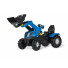 Tractor cu pedale Rolly Toys, New Holland cu incarcator frontal