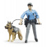 Figurina politist cu caine, Bruder 62150