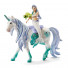 Figurina sirena pe unicorn marin, Schleich 42509