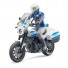 Motocicleta de politie Ducati Scrambler cu motociclist, Bruder 62731