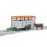 Remorca transport animale cu figurina vaca, Bruder 02227