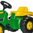 Tractor cu pedale si remorca Rolly Toys 012190, RollyKid John Deere
