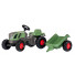 Tractor cu pedale si remorca Rolly Toys 013166, Rollykid Fendt Vario 516