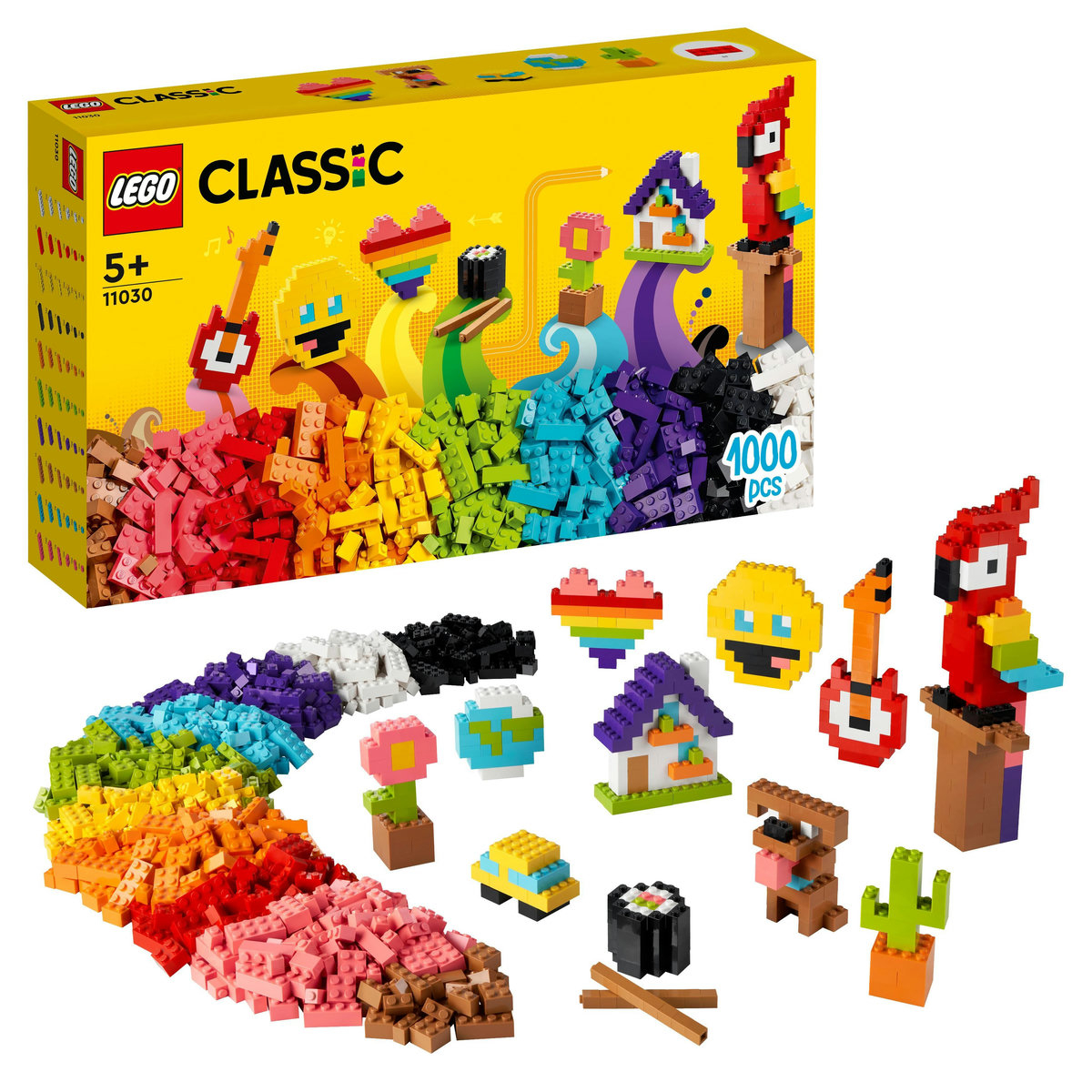 LEGO Classic - O multime de caramizi 11030, 1000 piese