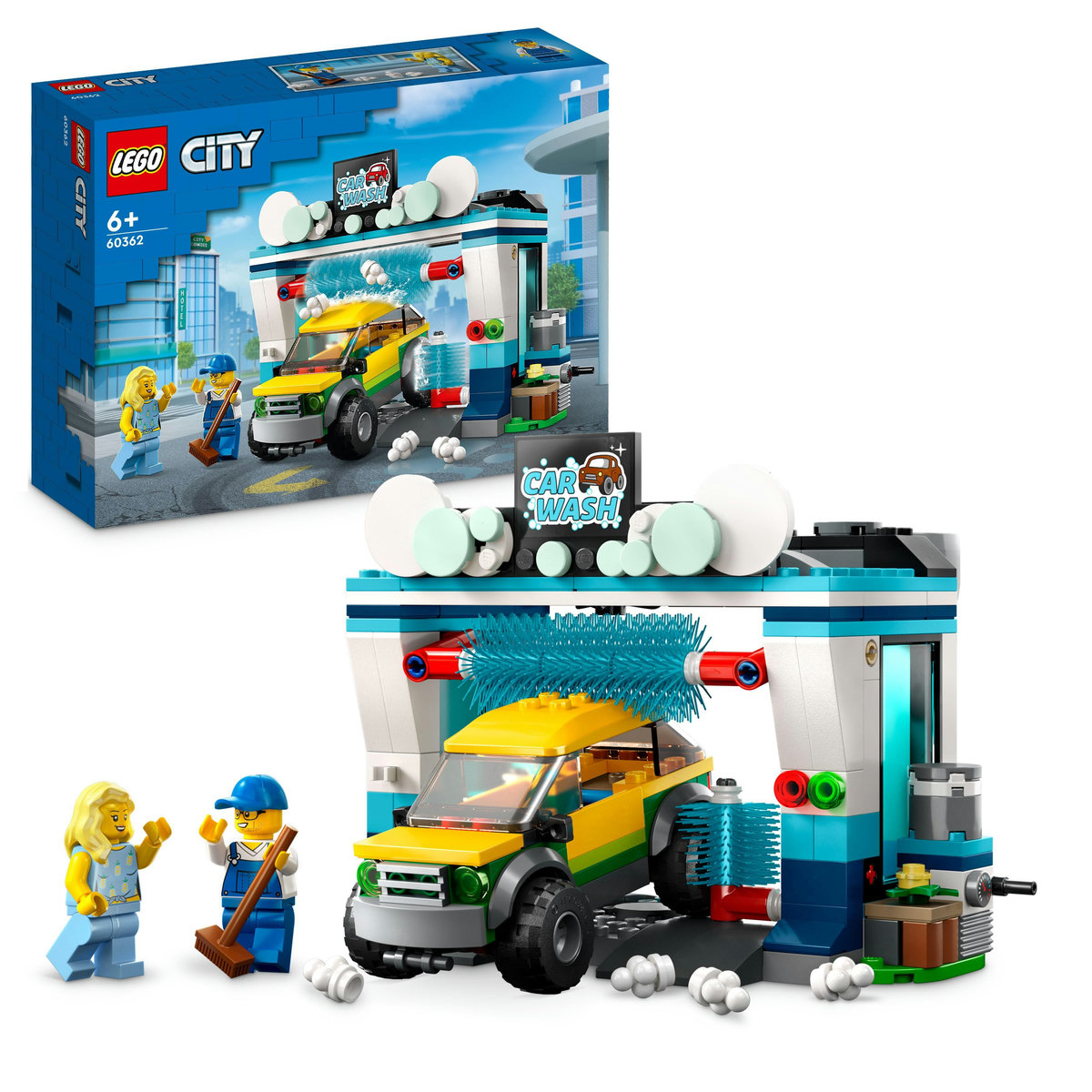 LEGO City - Spalatorie de masini 60362, 243 piese