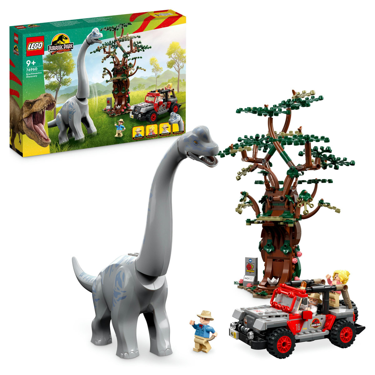 LEGO Jurassic World - Descoperirea unui Brachiosaurus 76960, 512 piese