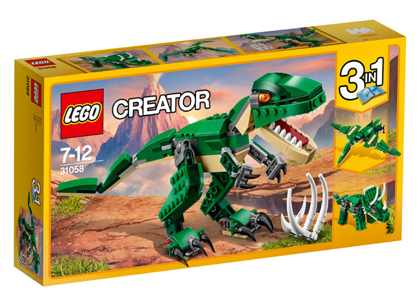 LEGO Creator, Dinozauri puternici 31058, 174 piese