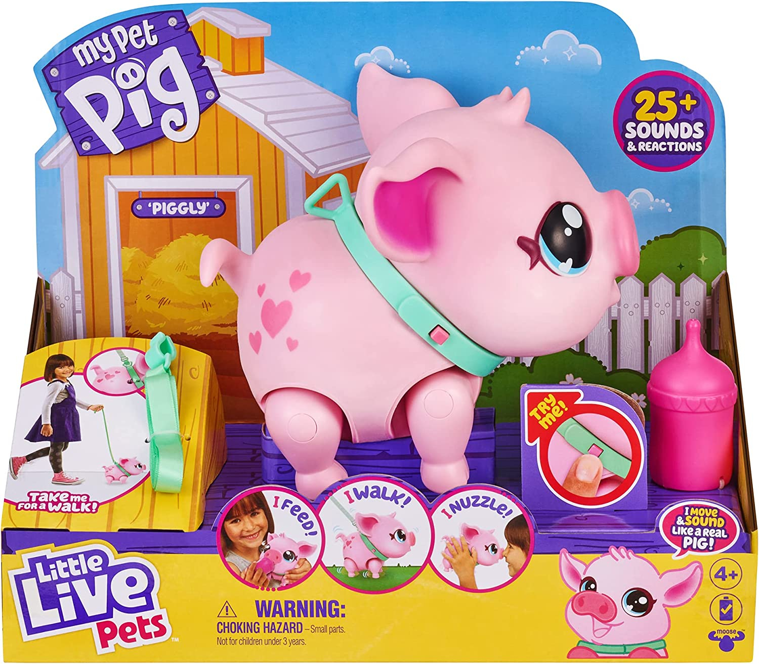Purcelus Piggly interactiv, Little Live Pets - My Pet Pig