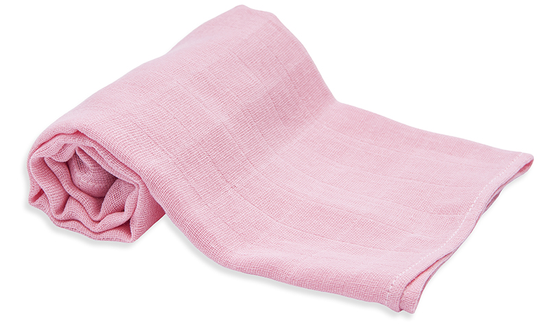 Set scutece din material textil, roz, 70x70 cm, 3 buc