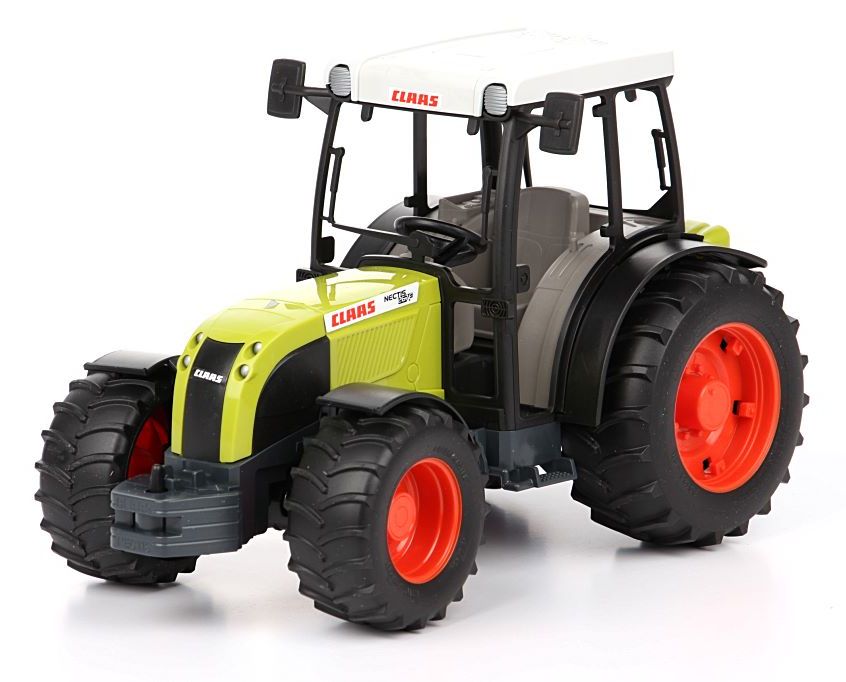 Tractor Claas Nectis 267F con pala y remolque