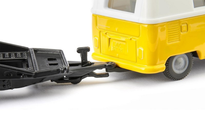 VW T1 cu remorcă și VW Beetle - Siku 2567, scara 1:50