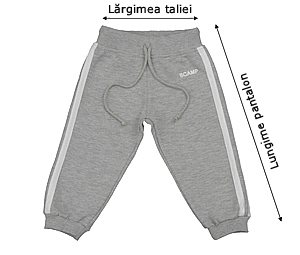 Tabelul de mărimi pentru pantaloni jogging DAN